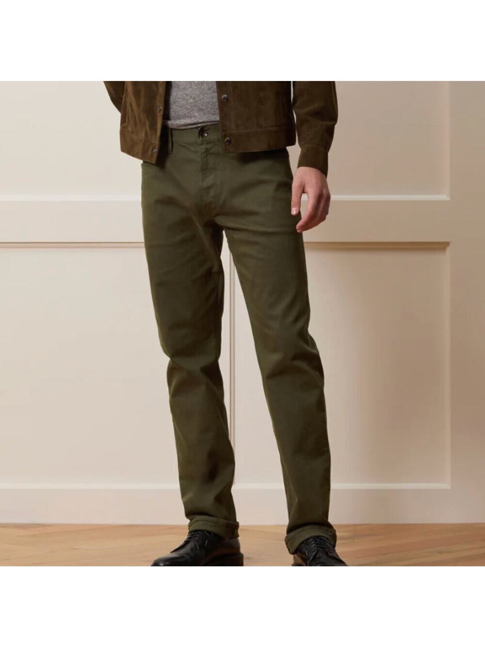 NWT Todd Snyder Slim 5 Pocket Twill Jean - Size 28/32 - Olive